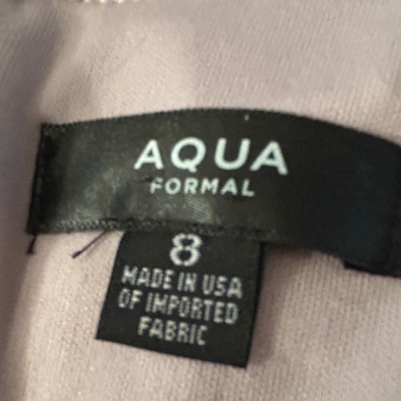 Aqua like new Sparkling evening gown fully lin size 8 - Picture 3 of 3